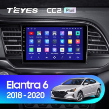 Штатная магнитола Teyes CC2 Plus 4/32 Hyundai Elantra 6 (2018-2020) Тип-A