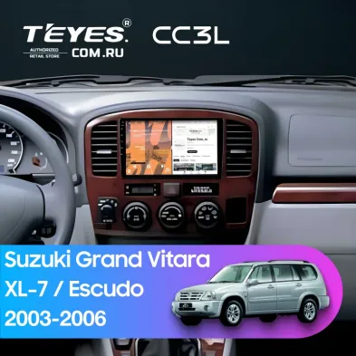 Штатная магнитола Teyes CC3L 4/64 Suzuki Grand Vitara XL-7 (2003-2006)