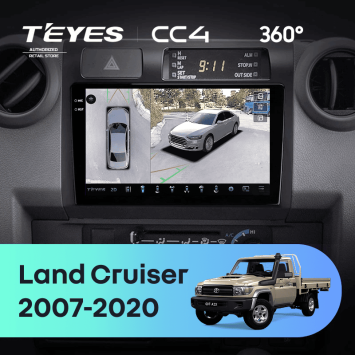 Штатная магнитола Teyes CC4 360 8/128 Toyota Land Cruiser 70 Series LC 79 (2007-2020)
