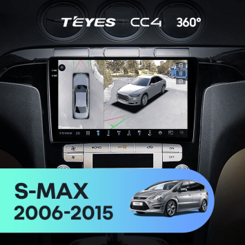 Штатная магнитола Teyes CC4 360 8/128 Ford S-MAX (2006-2015) F2