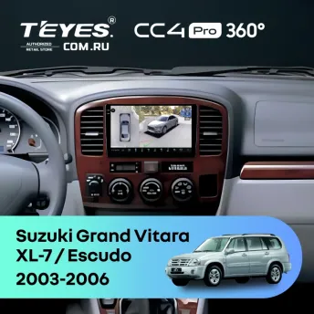 Штатная магнитола Teyes CC4 Pro 360 8/128 Suzuki Escudo (2003-2006)