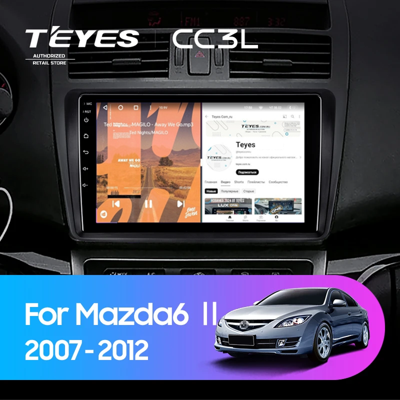 Штатная магнитола Teyes CC3L 4/32 Mazda 6 2 GH (2007-2012)