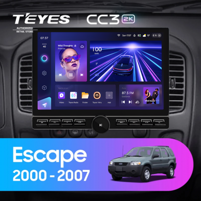 Штатная магнитола Teyes CC3 2K 6/128 Ford Escape (2000-2007) (13&quot; с кнопками)