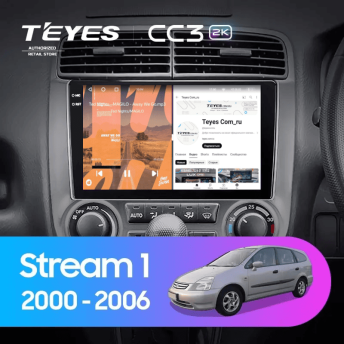 Штатная магнитола Teyes CC3 2K 360 6/128 Honda Stream 1 (2000-2006) F2