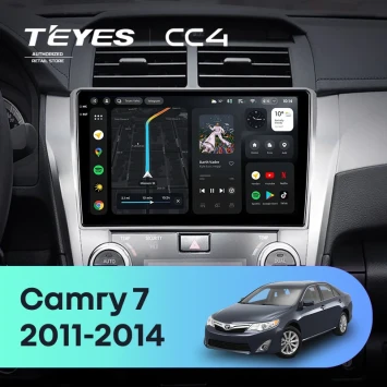Штатная магнитола Teyes CC4 6/64 Toyota Camry 7 XV 50 55 (2011-2014) F4