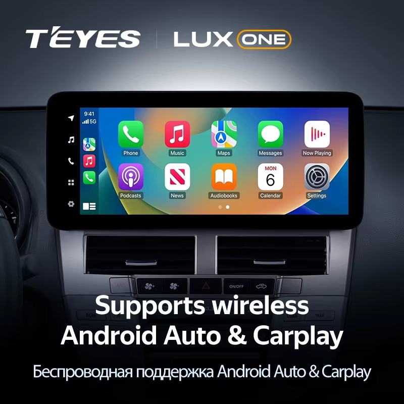 Штатная магнитола Teyes LUX ONE 4/32 Toyota Harrier XU30 (2003-2013) Тип-A