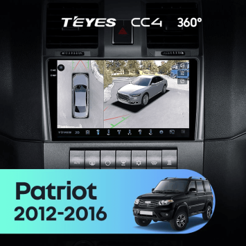 Штатная магнитола Teyes CC4 360 6/64 UAZ Patriot (2012-2016)