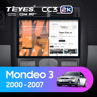 Штатная магнитола Teyes CC3 2K 4/32 Ford Mondeo 3 (2000-2007) F2 (11&quot;)