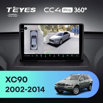Штатная магнитола Teyes CC4 Pro 360 8/128 Volvo XC90 (2002-2014) F1