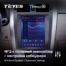 Штатная магнитола Tesla style Teyes TPRO 2 4/32 Toyota Corolla 10 E140 E150 2006-2013