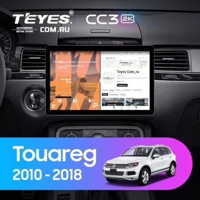 Штатная магнитола Teyes CC3 2K 4/64 Volkswagen Touareg FL NF (2010-2018) Тип-B (11&quot;)