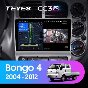 Штатная магнитола Teyes CC3 2K 4/32 Kia Bongo 4 (2004-2012)