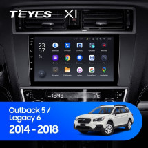 Штатная магнитола Teyes X1 4G 2/32 Subaru Legacy 6 (2014-2017)