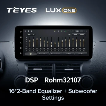 Штатная магнитола Teyes LUX ONE 360 6/128 Toyota Highlander 2 XU40 (2007-2013)