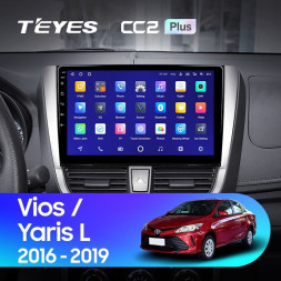 Штатная магнитола Teyes CC2 Plus 4/32 Toyota Yaris L (2016-2019)