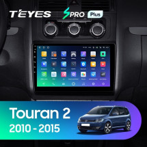 Штатная магнитола Teyes SPRO Plus 4/64 Volkswagen Touran 2 1T (2010-2015)
