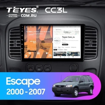 Штатная магнитола Teyes CC3L 4/64 Ford Escape (2000-2007)