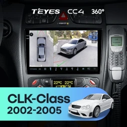 Штатная магнитола Teyes CC4 360 6/64 Mercedes-Benz CLK-Class C209 A209 (2002-2005) F2