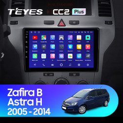 Штатная магнитола Teyes CC2 Plus 6/128 Opel Zafira B (2005-2014) F2