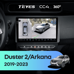 Штатная магнитола Teyes CC4 360 8/128 Renault Duster HM 2 (2020-2023) F1