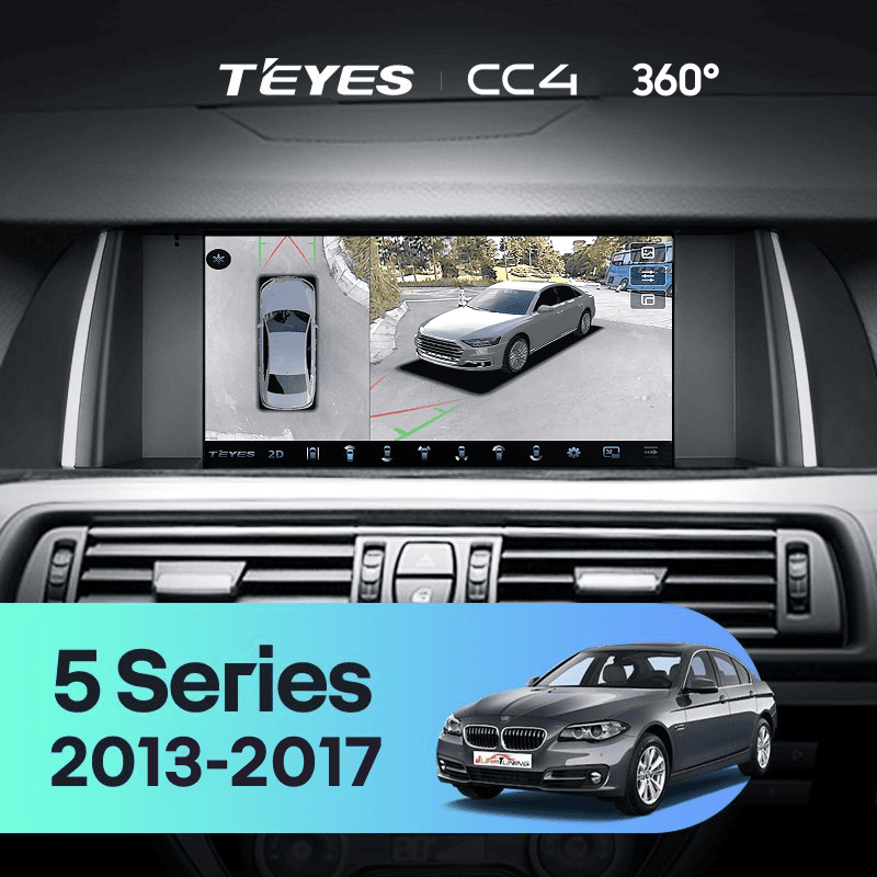 Штатная магнитола Teyes CC4 360 8/128 BMW 5 Series F10 F11 NBT (2013-2017)