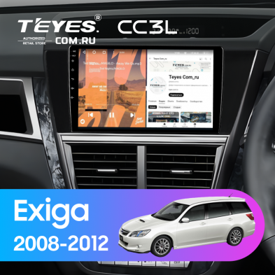 Штатная магнитола Teyes CC3L 4/64 Subaru Exiga (2008-2012)