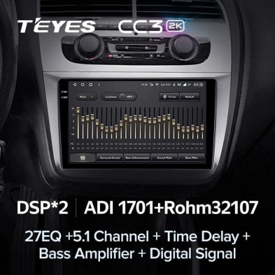 Штатная магнитола Teyes CC3 2K 360 6/128 Volkswagen Golf (2003-2009)