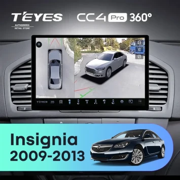 Штатная магнитола Teyes CC4 Pro 360 8/128 Opel Insignia (2009-2013) (13")