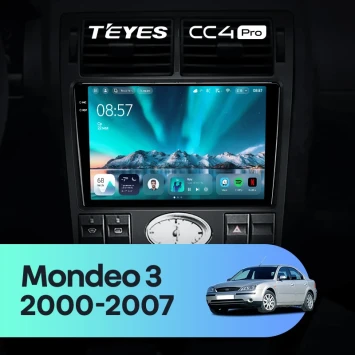 Штатная магнитола Teyes CC4 Pro 8/128 Ford Mondeo 3 (2000-2007) F1