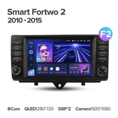 Штатная магнитола Teyes CC3 4/32 Mercedes-Benz Smart Fortwo 2 (2010-2015) F2