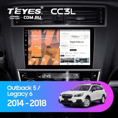 Штатная магнитола Teyes CC3L 4/32 Subaru Outback 5 (2014-2018)