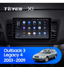 Штатная магнитола Teyes X1 4G 2/32 Subaru Outback 3 (2003-2009)