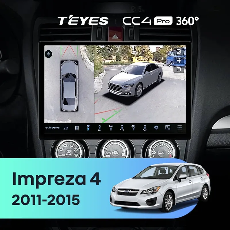 Штатная магнитола Teyes CC4 Pro 360 8/128 Subaru Impreza 4 (2011-2015) Тип-B (11")
