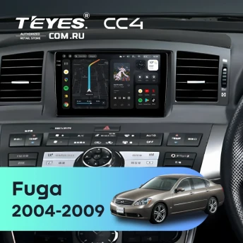 Штатная магнитола Teyes CC4 8/128 Nissan Fuga (2004-2009) F1