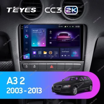 Штатная магнитола Teyes CC3 2K 4/64 Audi A3 2 8P (2003-2013)