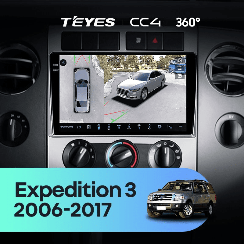 Штатная магнитола Teyes CC4 360 6/64 Ford Expedition 3 U3242 U3542 U324 U354 (2006-2017)