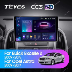 Штатная магнитола Teyes CC3 2K 4/64 Opel Astra J (2009-2017)
