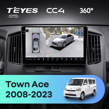 Штатная магнитола Teyes CC4 360 6/64 Toyota Town Ace (2008-2023)