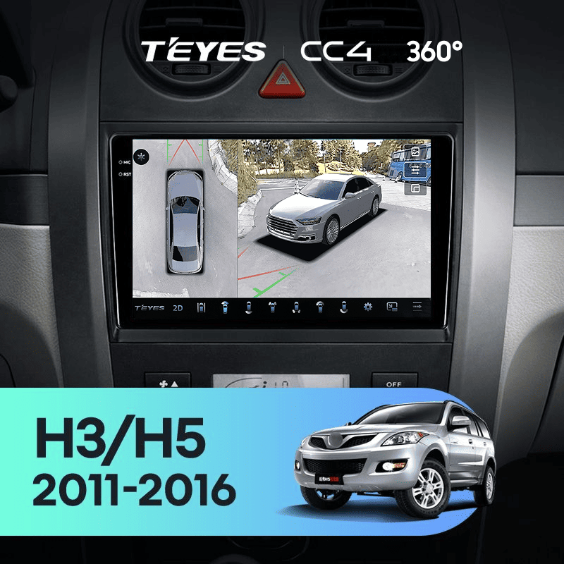 Штатная магнитола Teyes CC4 360 6/64 Haval H3 H5 (2011-2016)
