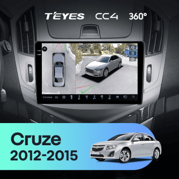Штатная магнитола Teyes CC4 360 6/64 Chevrolet Cruze J300 J308 (2012-2015) F1
