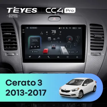 Штатная магнитола Teyes CC4 Pro 8/128 Kia Cerato 3 YD (2013-2017) F3