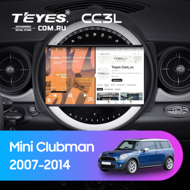 Штатная магнитола Teyes CC3L 4/32 Mini Clubman 1 R55 (2007-2014) F1