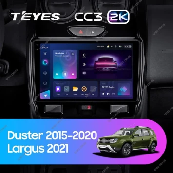 Штатная магнитола Teyes CC3 2K 360 6/128 Renault Duster (2015-2020) F2