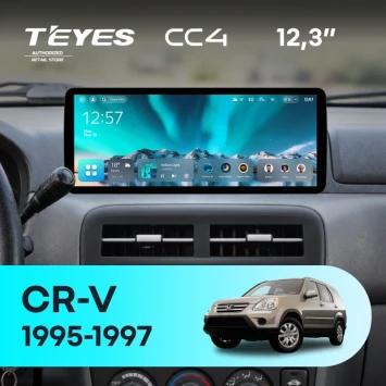 Штатная магнитола Teyes CC4 12.3" 6/64 Honda CR-V (1995-1997)