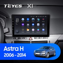 Штатная магнитола Teyes X1 4G 2/32 Opel Astra H (2006-2014) F1