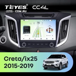 Штатная магнитола Teyes CC4L 6/64 с DTS Hyundai Creta 1 (2015-2019) с кнопками