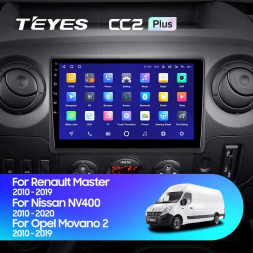 Штатная магнитола Teyes CC2 Plus 4/64 Opel Movano 2 (2010-2019)
