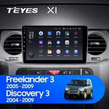 Штатная магнитола Teyes X1 4G 2/32 Land Rover Freelander 3 (2005-2009)