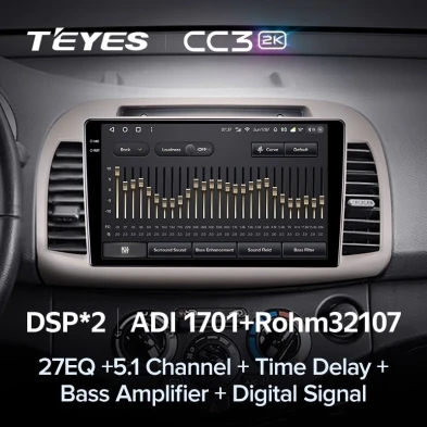 Штатная магнитола Teyes CC3 2K 360 6/128 Nissan March 3 K12 (2002-2010)