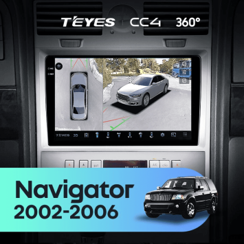 Штатная магнитола Teyes CC4 360 6/64 Lincoln Navigator (2002-2006)